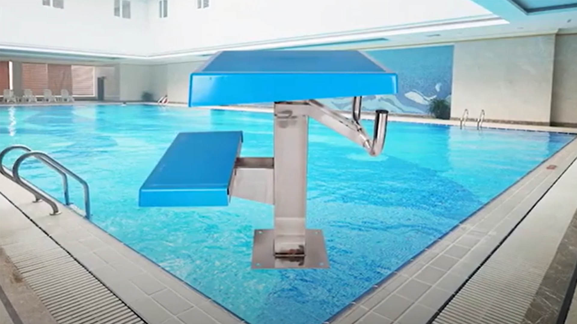 Две ступени из нержавеющей стали Fina Standards Portable Pool Starting Block Factory